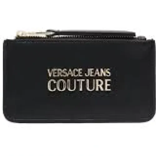 Logo Lettering Cardholder , female, Sizes: ONE SIZE - Versace Jeans Couture - Modalova