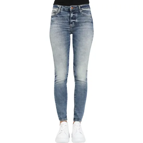 Indigo Super Skinny Lift-Up Jeans,Slim-fit Jeans - Armani Exchange - Modalova