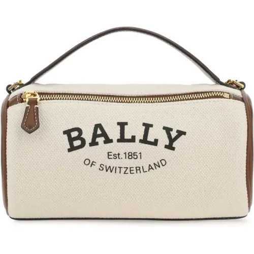Calyn Canvas und Leder Handtasche , Damen, Größe: ONE Size - Bally - Modalova