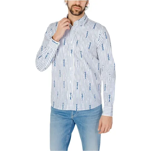 Mens Long Sleeve Shirt , male, Sizes: S, L, M, XL - Hugo Boss - Modalova