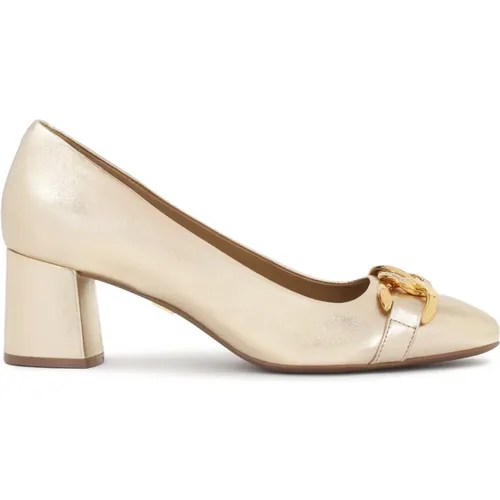 Gold Einlegesohle Komfort Pumps , Damen, Größe: 40 EU - Kazar - Modalova