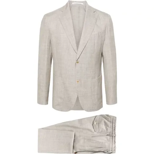 Wool/Silk/Linen Suit, Made in Italy , male, Sizes: XL - Eleventy - Modalova
