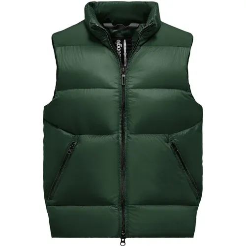 Dual Material Down-Filled Vest , male, Sizes: S, L, 2XL, 3XL, XL - BomBoogie - Modalova