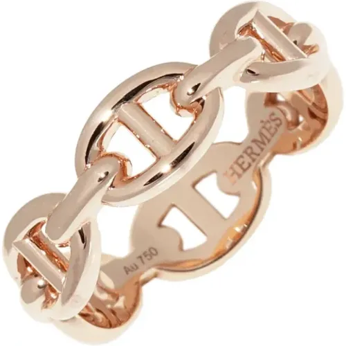 Pre-owned Metal rings , female, Sizes: ONE SIZE - Hermès Vintage - Modalova