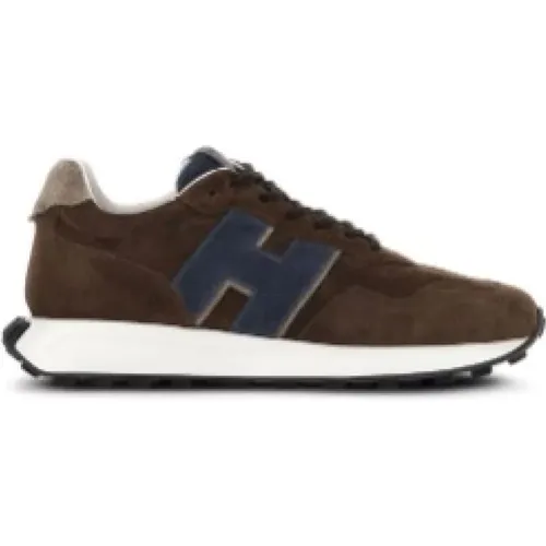 Stylish Patch Sneakers for Men , male, Sizes: 7 1/2 UK, 7 UK, 6 1/2 UK, 6 UK - Hogan - Modalova