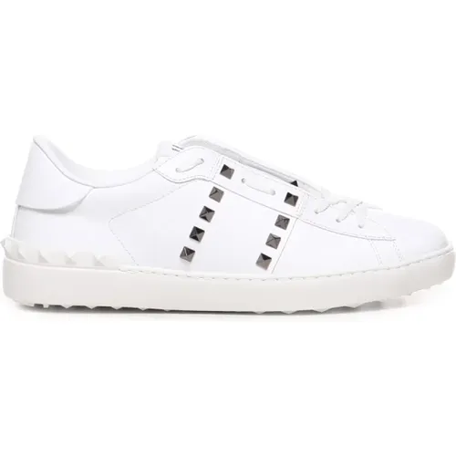 Leather Sneakers with Stud Details , male, Sizes: 6 UK, 7 UK - Valentino Garavani - Modalova