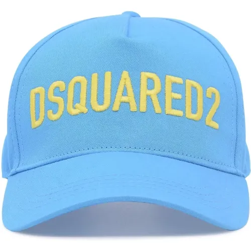 Embroidered Street Style Cap , male, Sizes: ONE SIZE - Dsquared2 - Modalova