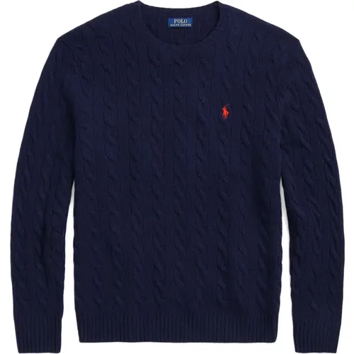 Cashmere Cable Knit Sweater , male, Sizes: 2XL - Ralph Lauren - Modalova