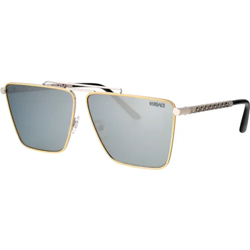 Stylish Sunglasses 0Ve2266 , male, Sizes: 64 MM - Versace - Modalova