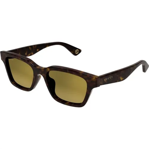 Havana Gold Sonnenbrille Gg1641Sa Modell - Gucci - Modalova