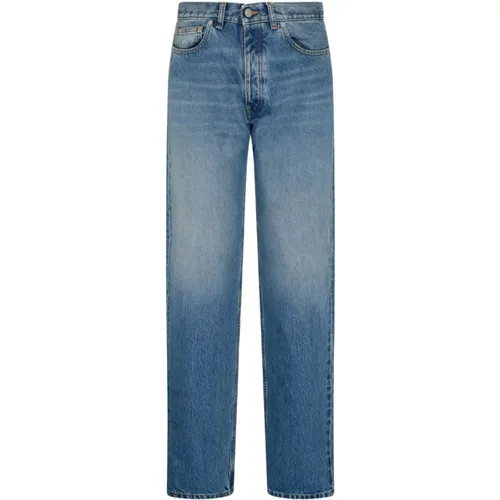 Denim Cotton Straight Leg Jeans , male, Sizes: W32, W31, W30 - Maison Margiela - Modalova