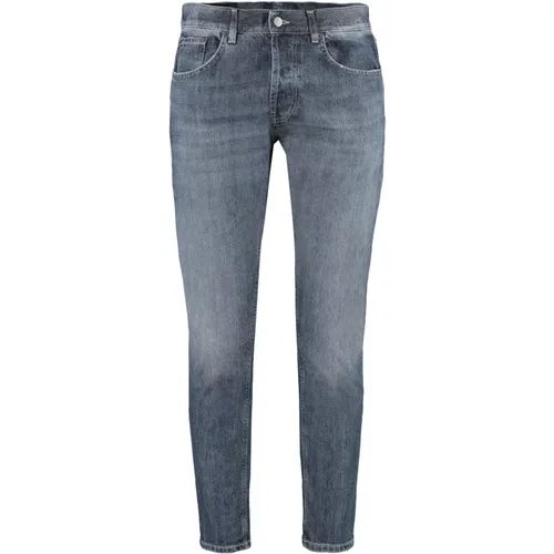 Karotten-Fit Jeans mit Metallknöpfen - Dondup - Modalova