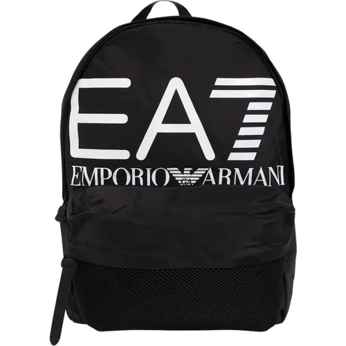 Rucksack mit Logo - Emporio Armani EA7 - Modalova