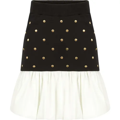 Polka Dot Peplum Skirt , female, Sizes: L, XL, 3XL - Nina Ricci - Modalova