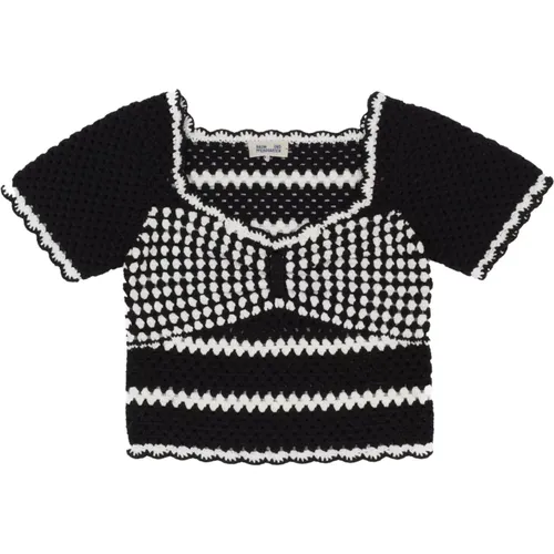 Cotton Crochet Top , female, Sizes: S, M - BAUM UND PFERDGARTEN - Modalova