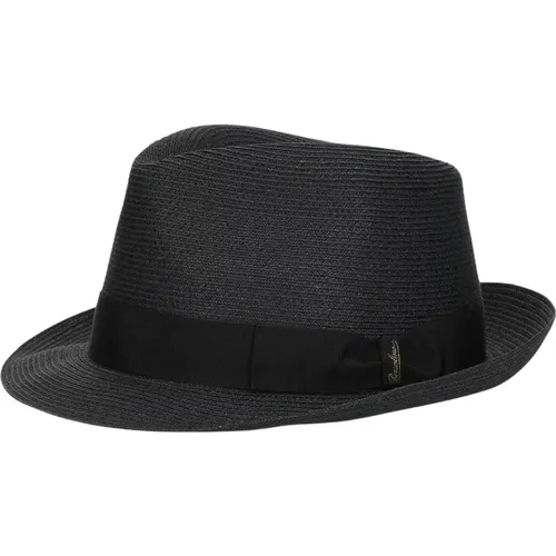 Handgewebter Hanf Randhut Borsalino - Borsalino - Modalova