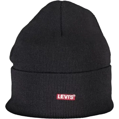 Levi's , Acrylic Hat Beanie Embroidered Logo , unisex, Sizes: ONE SIZE - Levis - Modalova