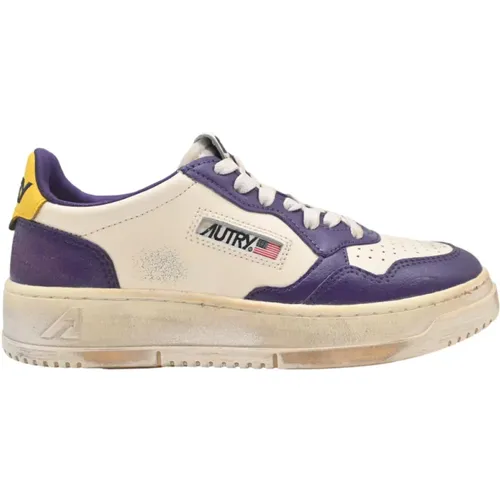 Vintage Low Top Sneakers Capsule Collection , male, Sizes: 8 UK - Autry - Modalova