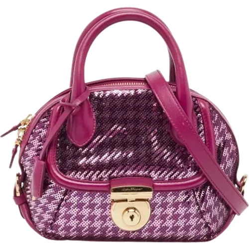 Pre-owned Leather handbags , female, Sizes: ONE SIZE - Salvatore Ferragamo Pre-owned - Modalova