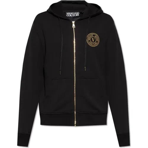 Sweatshirt mit Logo , Herren, Größe: L - Versace Jeans Couture - Modalova