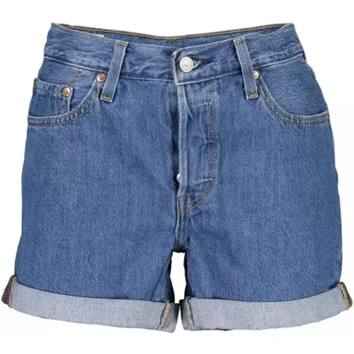 Levi's, Blaue Denim-Shorts mit Zeitlosem Stil , Damen, Größe: W25 - Levis - Modalova