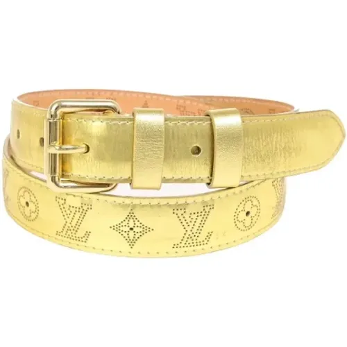 Pre-owned Leather belts , female, Sizes: ONE SIZE - Louis Vuitton Vintage - Modalova