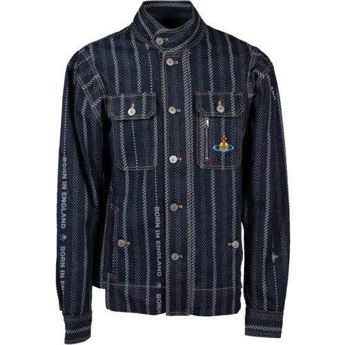 Striped Casual Jacket , male, Sizes: XL - Vivienne Westwood - Modalova