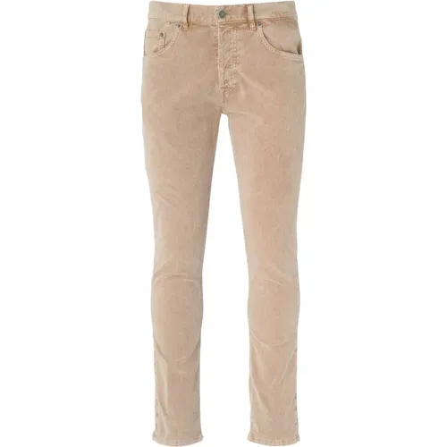 Corduroy Icon Hose Regular Fit , Herren, Größe: W32 - Dondup - Modalova