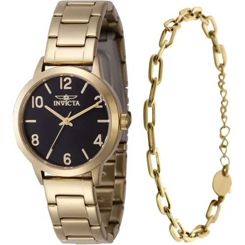 Wildflower 47273 Women's Quartz Watch - 34mm - with matching bracelet , female, Sizes: ONE SIZE - Invicta Watches - Modalova