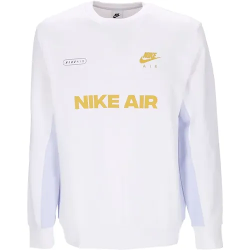 Air Brushed-Back Crew Sweatshirt - Nike - Modalova