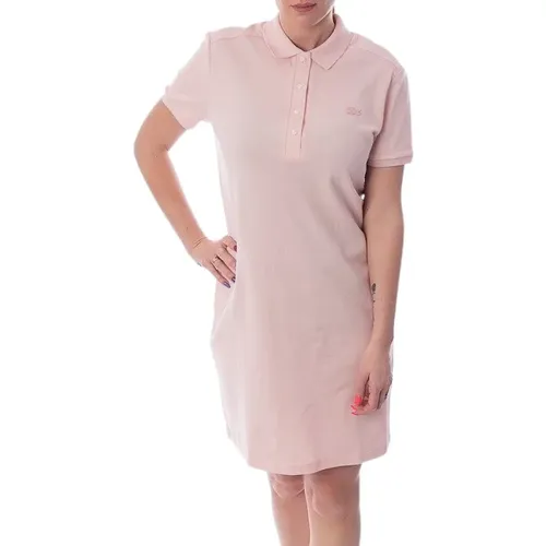 Piqué Polo Kleid EF5473-Ady , Damen, Größe: S - Lacoste - Modalova