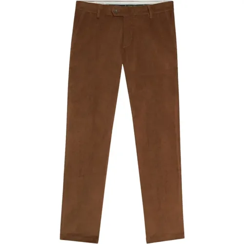 Slim Fit Baumwoll-Cord-Chinos , Herren, Größe: W36 - Brooks Brothers - Modalova