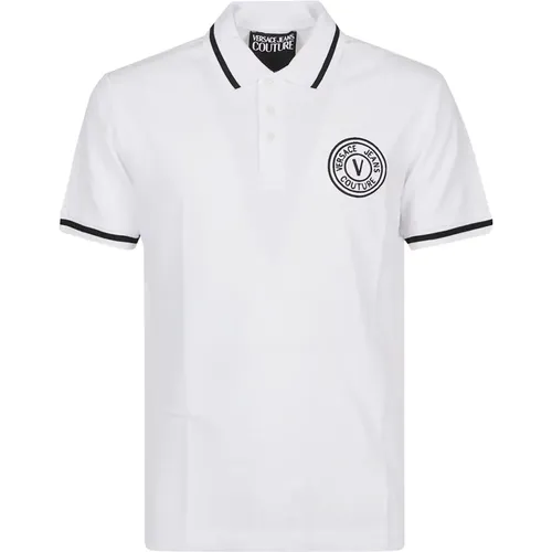 Short Sleeve Polo Shirt , male, Sizes: 2XL, M, XL, L - Versace Jeans Couture - Modalova