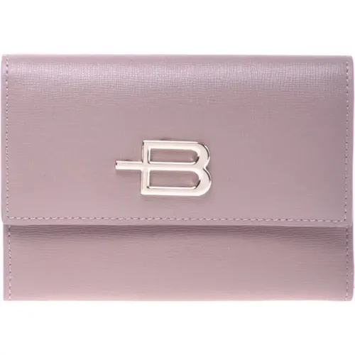 Wallet in taupe saffiano leather - Baldinini - Modalova