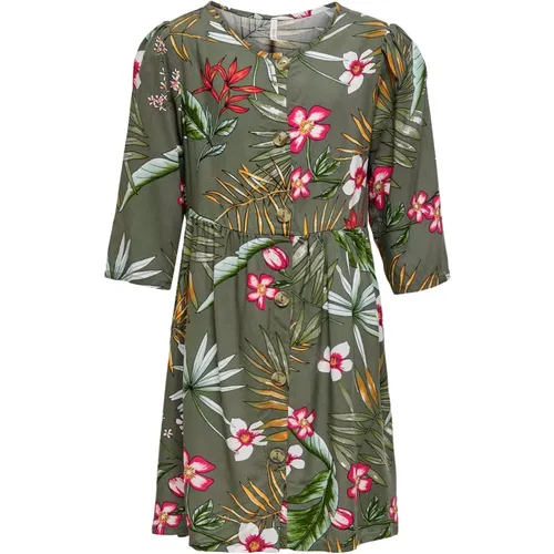 Atemberaubendes Dschungel Muster Kleid - Only - Modalova
