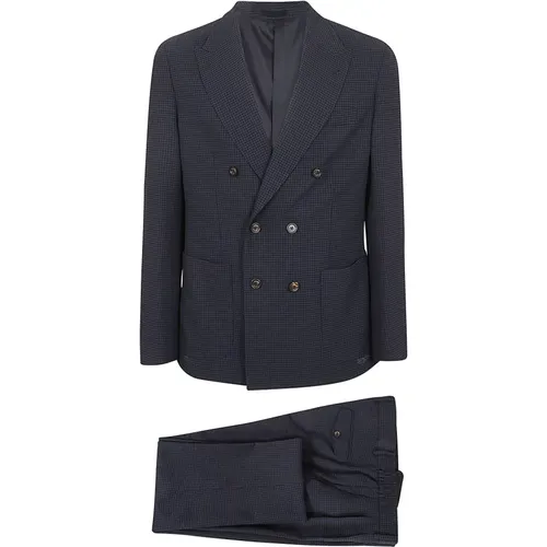 Men's Clothing Suits Blue Ss24 , male, Sizes: L, 2XL - Eleventy - Modalova