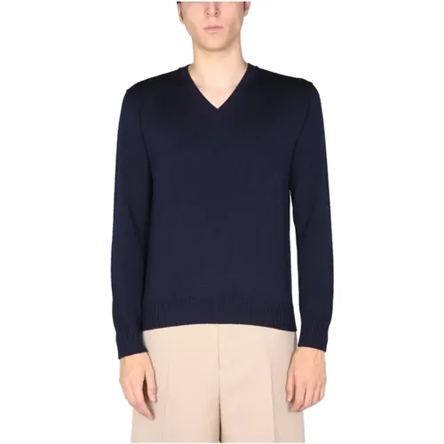 V-Ausschnitt-Sweater , Herren, Größe: XL - Ballantyne - Modalova