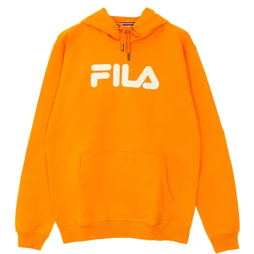 Flame Kangaroo Hoodie Long Sleeve , male, Sizes: S - Fila - Modalova