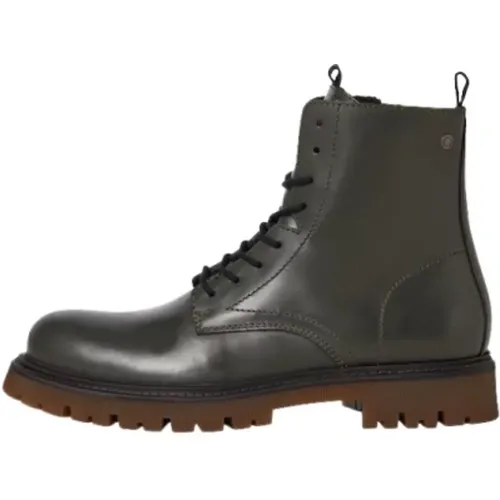 Lederstiefel - Jfwdixon SN , Herren, Größe: 43 EU - jack & jones - Modalova