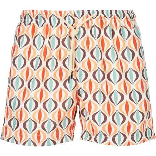 Mediterranean Style Swimwear Orange , male, Sizes: XL, L - Peninsula - Modalova
