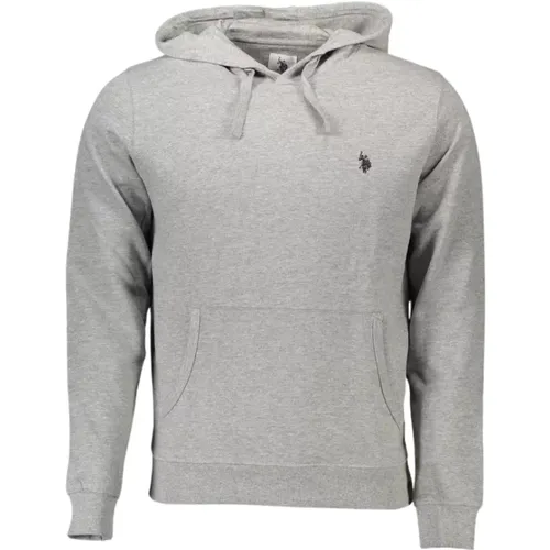 Klassischer Kapuzenpullover aus Baumwolle , Herren, Größe: XL - U.S. Polo Assn. - Modalova