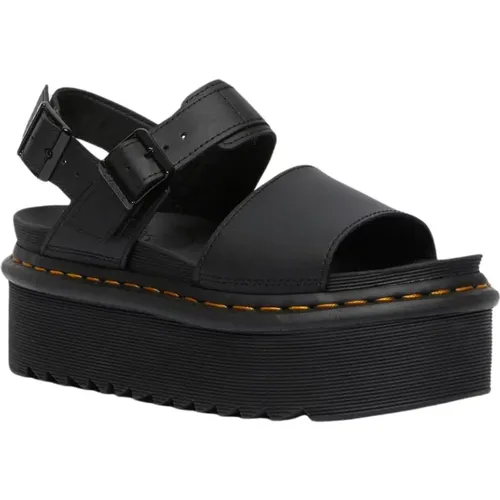 Leather Platform Sandals , female, Sizes: 5 UK, 6 UK - Dr. Martens - Modalova