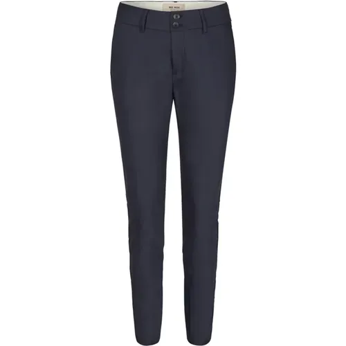 Blake Night Long Pant Sust. Hose Navy , Damen, Größe: L - MOS MOSH - Modalova