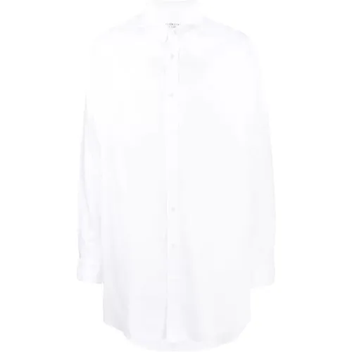 Weiße Baumwoll-Oversize-Hemd , Herren, Größe: 2XS - Maison Margiela - Modalova