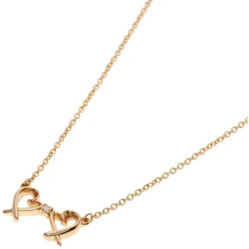 Pre-owned Rose Gold necklaces , female, Sizes: ONE SIZE - Tiffany & Co. Pre-owned - Modalova