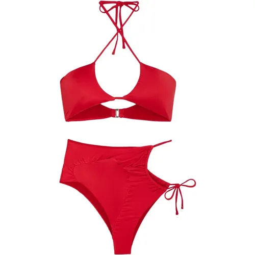 Bikini Fascia E Slip Retroregolabile Lovers Line , Damen, Größe: M - F**k - Modalova