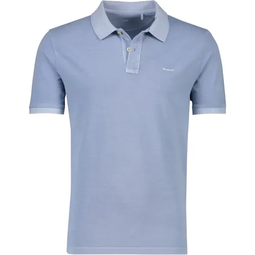 Poloshirt Kurzarm Hellblau , Herren, Größe: L - Gant - Modalova