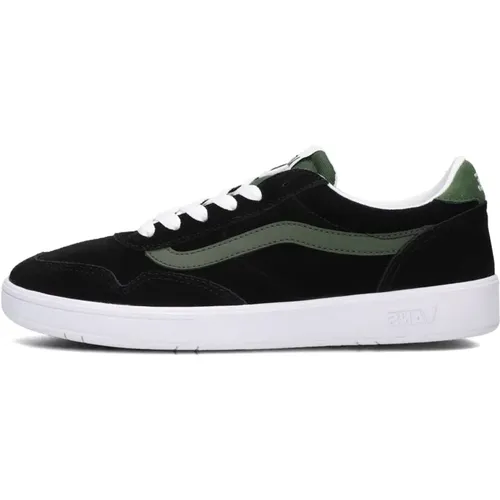 Schwarze Wildleder Low Top Sneakers , Herren, Größe: 39 EU - Vans - Modalova