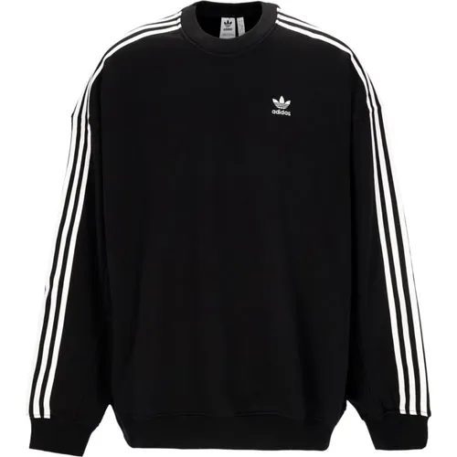 Classic Oversized Crewneck Sweatshirt , female, Sizes: S, M - Adidas - Modalova