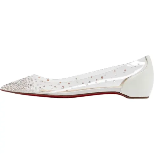 Pre-owned Leather flats , female, Sizes: 4 UK - Christian Louboutin Pre-owned - Modalova